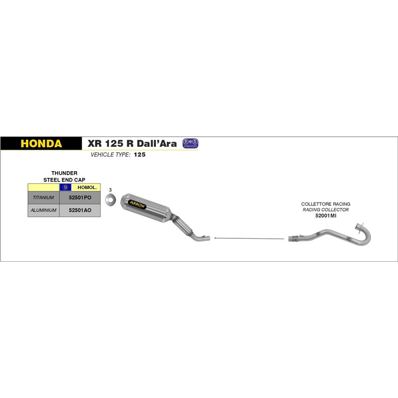 HONDA XR 125 R DALL'ARA 2004 - 2005 COLECTOR HONDA XR 125 R DALL'ARA 2004 - 2005 COLECTOR